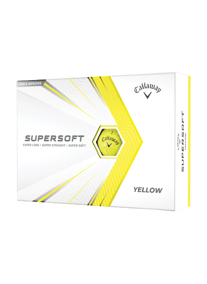 Callaway Golf Supersoft Golf Balls - Yellow
