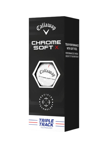 Callaway Golf Chrome Soft X Triple Track Golf Balls